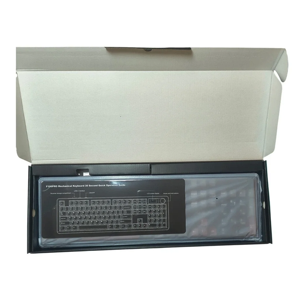 AULA F106 Pro Wireless Bluetooth Mechanical Keyboard RGB Hot Swap NEW